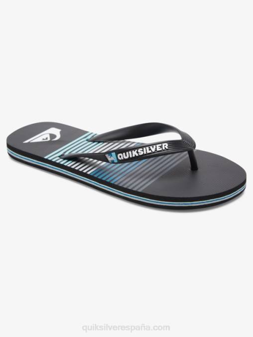 negro chanclas molokai art D6T4D526 hombres Quiksilver