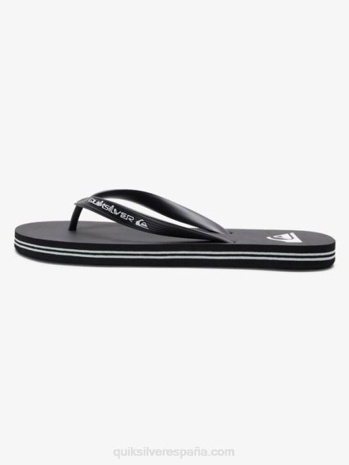 negro chanclas molokai core D6T4D592 hombres Quiksilver