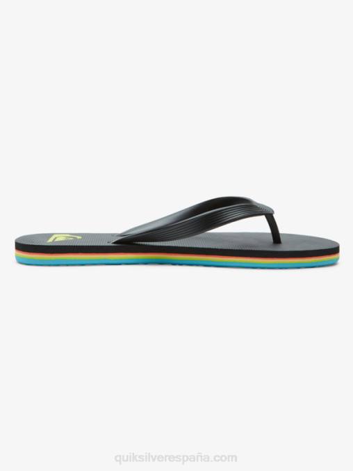 negro chanclas molokai core D6T4D595 hombres Quiksilver