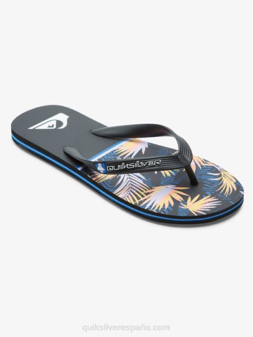 negro chanclas molokai division D6T4D1639 hombres Quiksilver