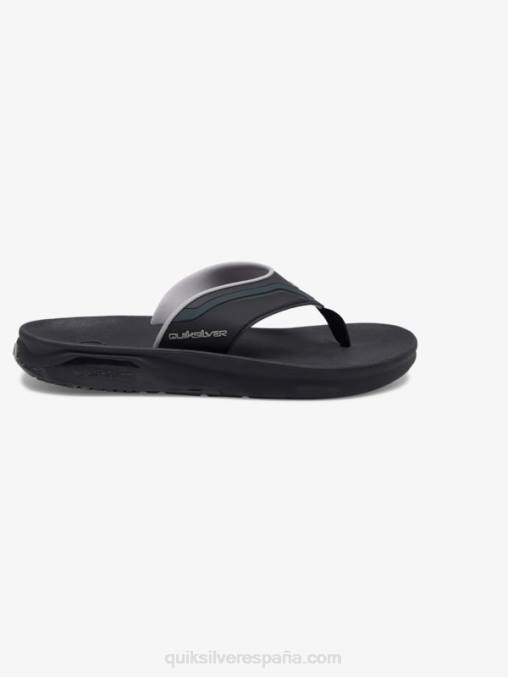 negro/gris/marron sandalias de recuperación matemática D6T4D1082 hombres Quiksilver