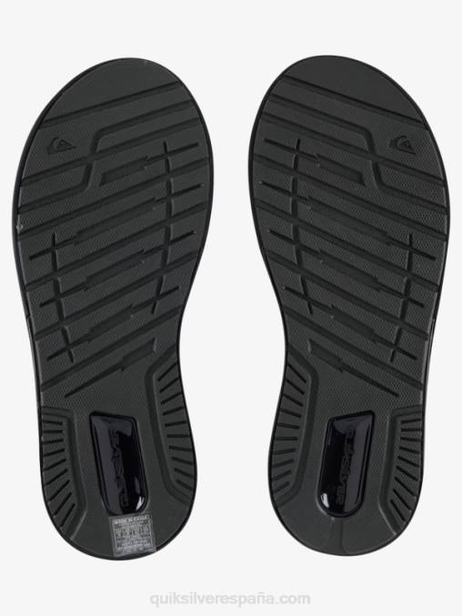 negro/gris/marron sandalias de recuperación matemática D6T4D1082 hombres Quiksilver
