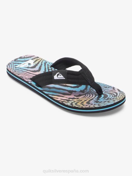 negro/rosa/azul sandalias molokai layback D6T4D495 hombres Quiksilver