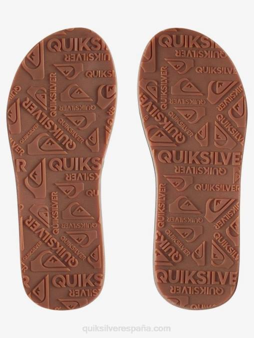negro sólido sandalias carver de nubuck D6T4D913 hombres Quiksilver