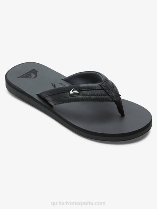 negro sandalias carver squish D6T4D938 hombres Quiksilver