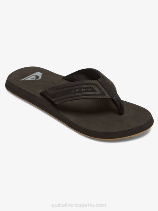 negro sandalias core con llave inglesa D6T4D971 hombres Quiksilver