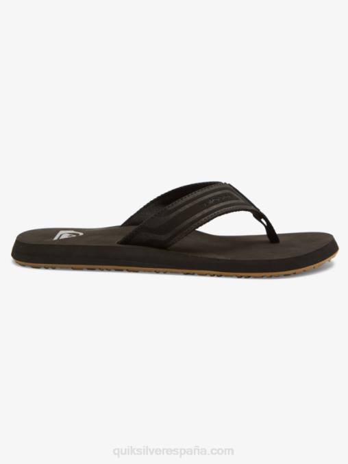negro sandalias core con llave inglesa D6T4D971 hombres Quiksilver
