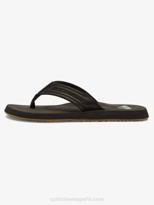 negro sandalias core con llave inglesa D6T4D971 hombres Quiksilver