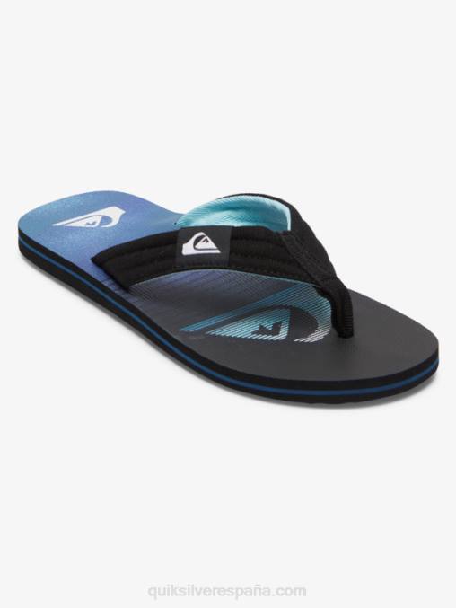negro/verde/azul sandalias molokai layback D6T4D496 hombres Quiksilver