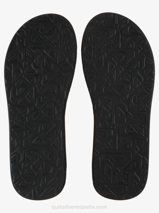 negro/verde/gris sandalias con estampado Carver D6T4D614 hombres Quiksilver