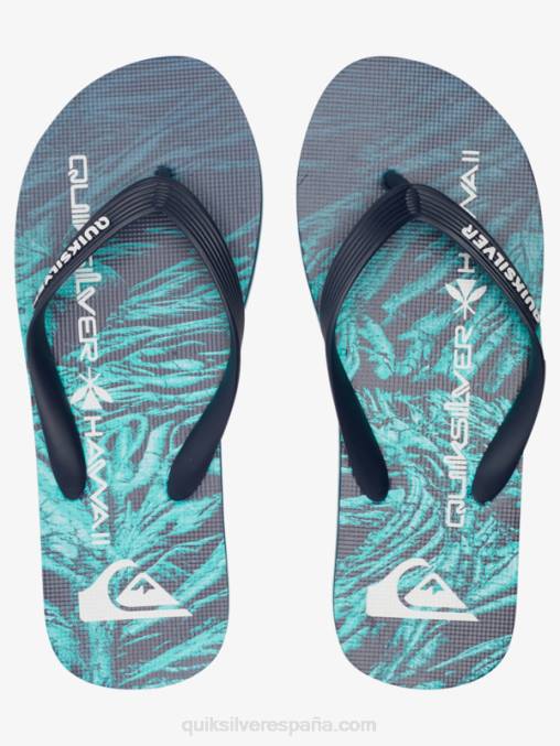 verde 1 chanclas molokai de cosecha propia D6T4D1861 hombres Quiksilver