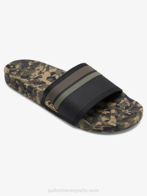 verde 2 sandalias Rivi Slide Slider D6T4D761 hombres Quiksilver