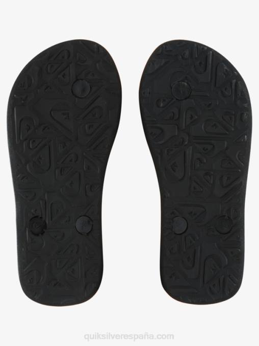 Gris oscuro 8-16 chanclas molokai D6T4D2026 Niños Quiksilver