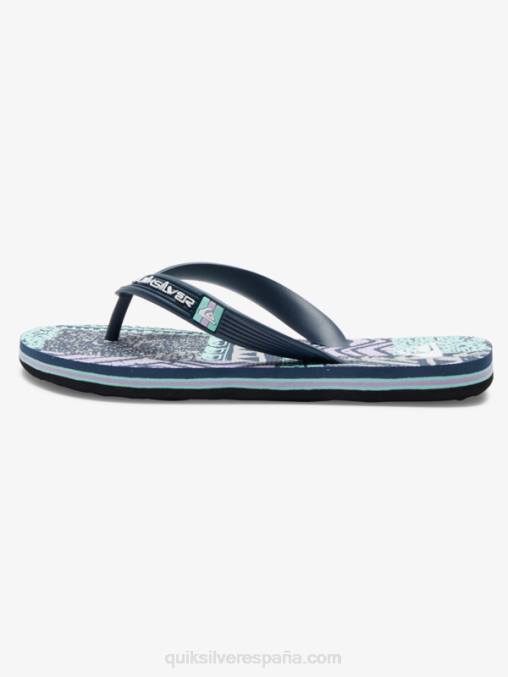 Gris oscuro 8-16 chanclas molokai D6T4D2028 Niños Quiksilver