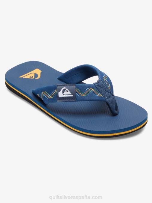 azul 1 8-16 molokai sandalias con puntadas D6T4D2149 Niños Quiksilver