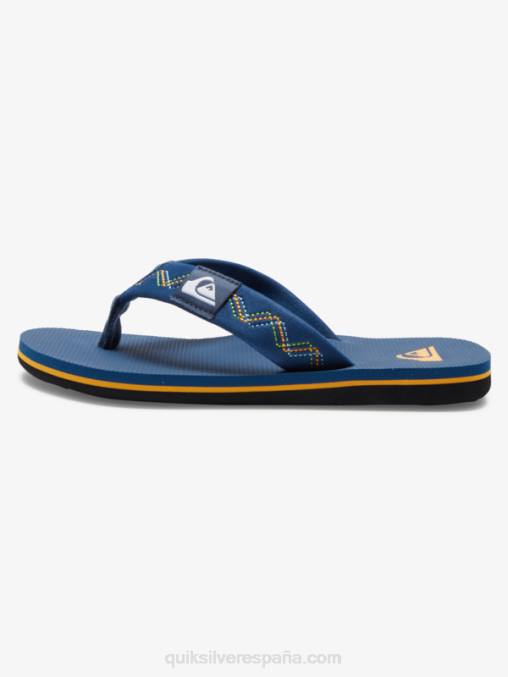 azul 1 8-16 molokai sandalias con puntadas D6T4D2149 Niños Quiksilver