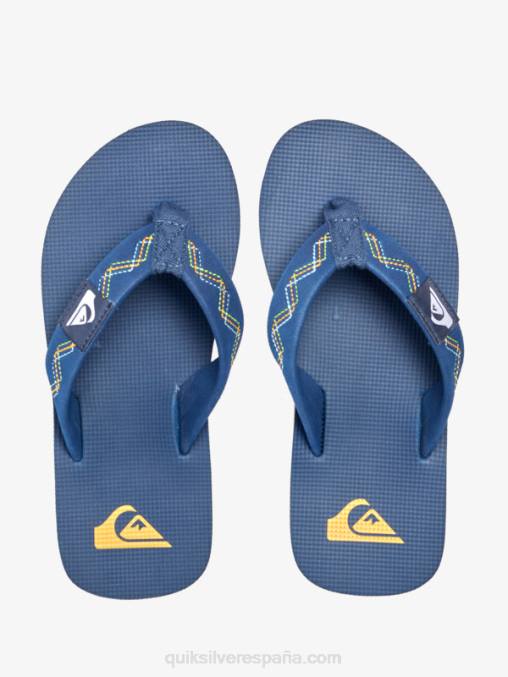 azul 1 8-16 molokai sandalias con puntadas D6T4D2149 Niños Quiksilver
