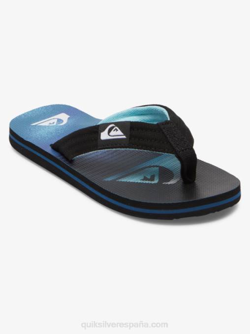 azul 1 8-16 molokai sandalias layback D6T4D1993 Niños Quiksilver