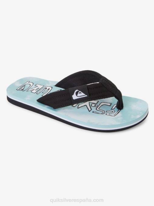 azul 1 Sandalia básica de niño molokai layback 8-16 D6T4D2253 Niños Quiksilver