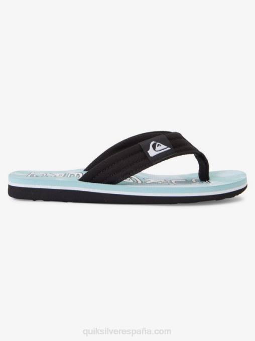 azul 1 Sandalia básica de niño molokai layback 8-16 D6T4D2253 Niños Quiksilver