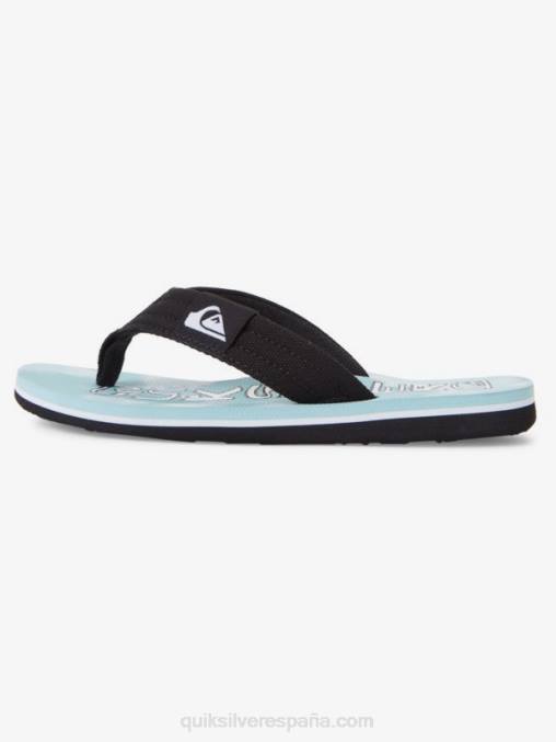 azul 1 Sandalia básica de niño molokai layback 8-16 D6T4D2253 Niños Quiksilver