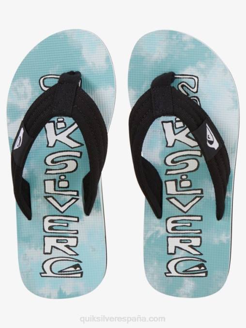 azul 1 Sandalia básica de niño molokai layback 8-16 D6T4D2253 Niños Quiksilver