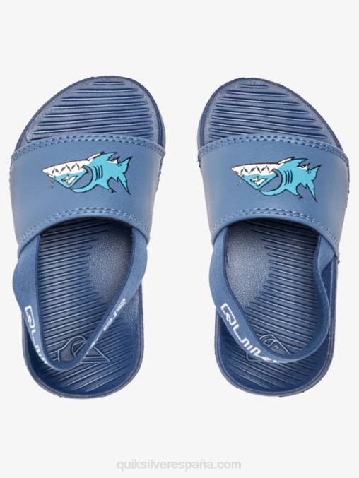 azul 1 sandalias con tiras costa brillante D6T4D2164 Niños Quiksilver