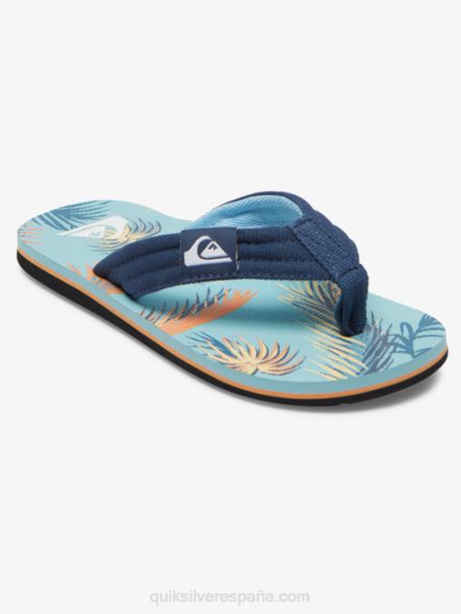 azul 2 8-16 molokai sandalias layback D6T4D1991 Niños Quiksilver