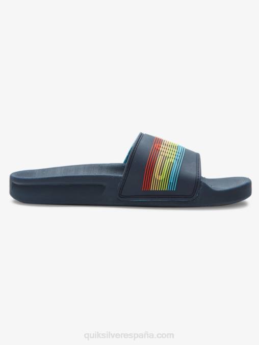 azul 2 8-16 sandalias Rivi con marca denominativa D6T4D2162 Niños Quiksilver