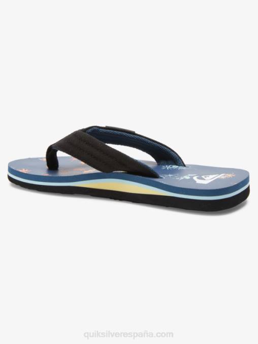 azul 4 Sandalia básica de niño molokai layback 8-16 D6T4D2251 Niños Quiksilver