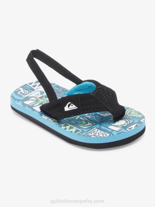 azul 4 sandalias molokai layback D6T4D2032 Niños Quiksilver