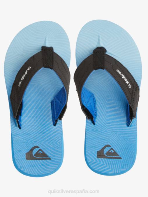 azul 5 8-16 sandalias carver switch D6T4D2211 Niños Quiksilver