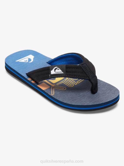 azul 6 8-16 molokai sandalias layback D6T4D1998 Niños Quiksilver