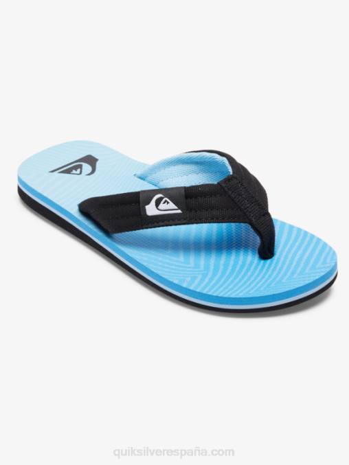 azul 7 8-16 molokai sandalias layback D6T4D1996 Niños Quiksilver
