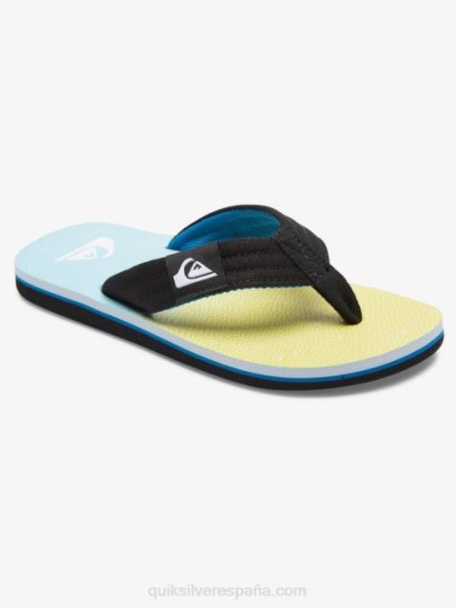 azul amarillo Sandalia básica de niño molokai layback 8-16 D6T4D2252 Niños Quiksilver