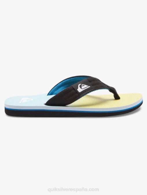 azul amarillo Sandalia básica de niño molokai layback 8-16 D6T4D2252 Niños Quiksilver