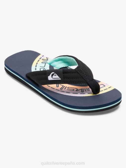 azul/naranja 8-16 molokai sandalias layback D6T4D1997 Niños Quiksilver