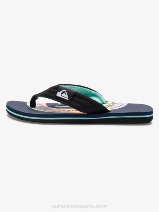 azul/naranja 8-16 molokai sandalias layback D6T4D1997 Niños Quiksilver