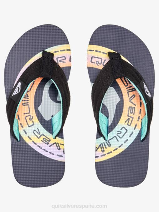 azul/naranja 8-16 molokai sandalias layback D6T4D1997 Niños Quiksilver