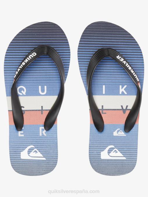 azul negro 8-16 chanclas molokai D6T4D2030 Niños Quiksilver