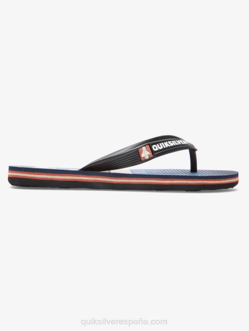azul negro 8-16 chanclas molokai D6T4D2030 Niños Quiksilver