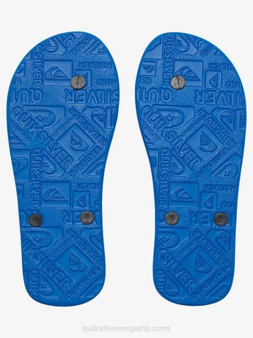 azul negro 8-16 chanclas molokai D6T4D2107 Niños Quiksilver