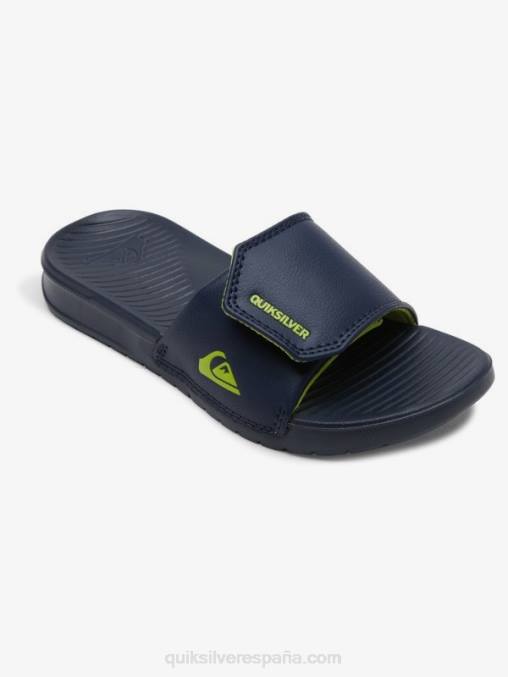 azul verde 8-16 controles deslizantes de ajuste de costa brillante D6T4D2187 Niños Quiksilver