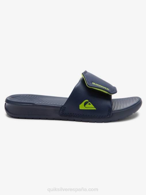 azul verde 8-16 controles deslizantes de ajuste de costa brillante D6T4D2187 Niños Quiksilver