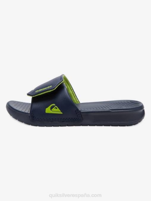 azul verde 8-16 controles deslizantes de ajuste de costa brillante D6T4D2187 Niños Quiksilver