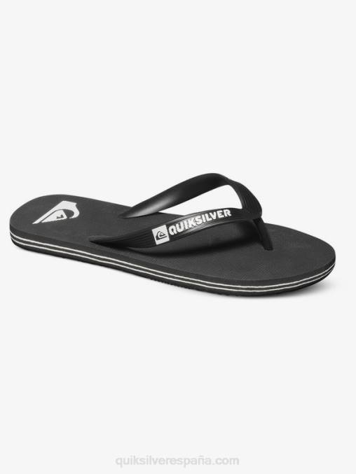 blanco negro 8-16 chanclas molokai D6T4D2106 Niños Quiksilver