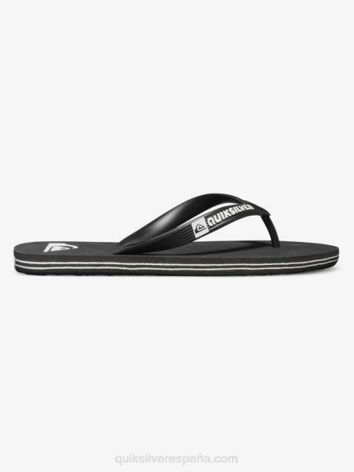 blanco negro 8-16 chanclas molokai D6T4D2106 Niños Quiksilver