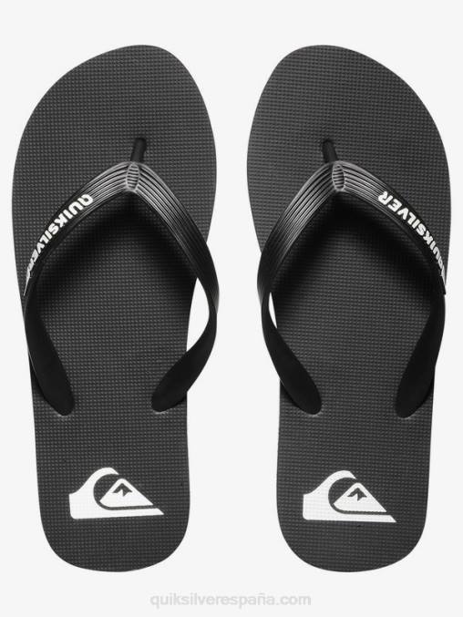 blanco negro 8-16 chanclas molokai D6T4D2106 Niños Quiksilver