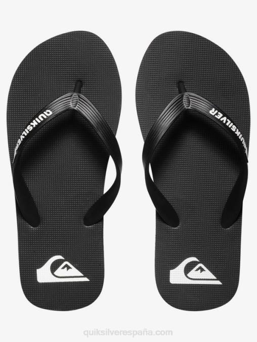 blanco negro 8-16 chanclas molokai D6T4D2106 Niños Quiksilver