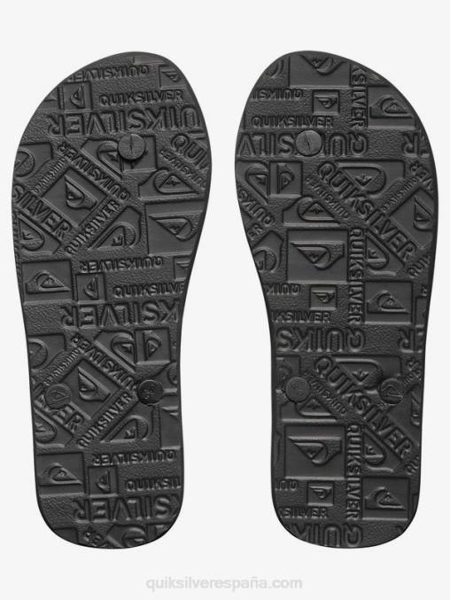 blanco negro 8-16 chanclas molokai D6T4D2106 Niños Quiksilver